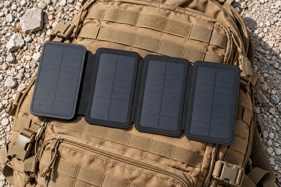 SPEC-E: open unit on a coyote-tan tactical backpack in sun